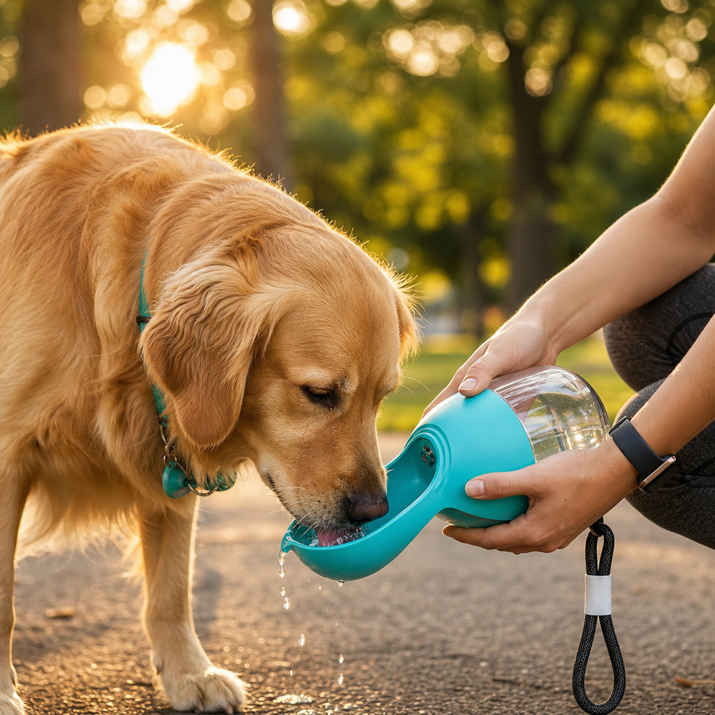 Bouteille Chien 2-en-1