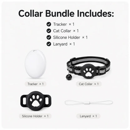 Collier AirTag Chat Premium